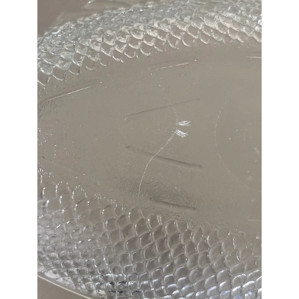 Vintage‎ Glasbake Clear Glass Fish Serving Platter J-241 Large 17 inch USA Made